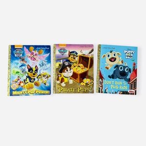 Paw Patrol & Puppy Dog Pals Little Golden Books Mighty Pup Power